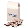 Peppermint Bark in White Gable Box